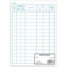 038 Dennik dispecera A4-50 listov