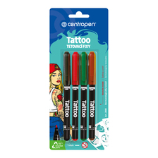 Sada tetovacie popisovače Tattoo Centropen 2880