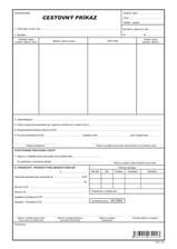 705 Cestovny prikaz blok A4/100 list