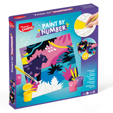 Kreatívna súprava Maped Paint by number leopard a vták