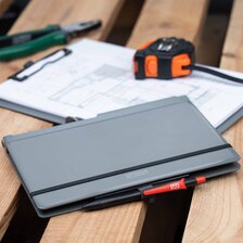 Skladacia písacia podložka A5-A4 aqua