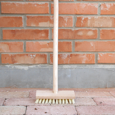 Kefa podlahová s drevenou násadou 140cm