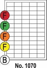 Print etikety farebné Neónové