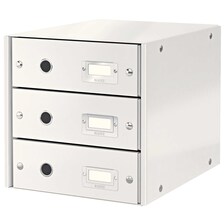 604801 Zásuvkový box 3 Click &amp; Store biela WOW