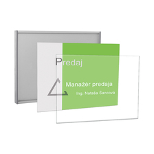 Menovky k dverám Economy 124mm zásuvné