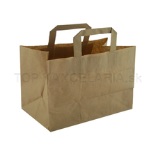 Papierová taška s plochou rúčkou 32x21x27cm