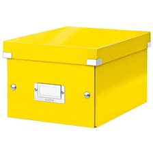 604216 Škatuľa stredná Click &amp; Store žltá WOW