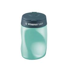 Ergonomické strúhadlo pre ľavákov 3 v 1 petrolejová STABILO EASYsharpener