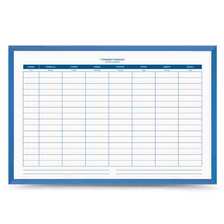 TM64LNPT Týždenná plánovacia tabuľa modrá 60x40