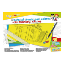 Farebné výkresy Gimboo A3, 150 GSM ,10 listov 