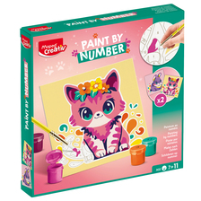 Kreatívna súprava Maped Paint by number mačka a zajac