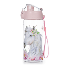 Flaša OXY CLICK 500ml Prémium LIGHT kôň romantic pastel ruž.