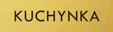 Štítok na dvere zlat.mat. 4x14cm text / KUCHYNKA