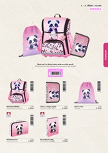 3 részes Prémium Panda iskolai készlet