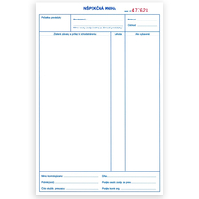 022 Inšpekčná kniha A4-25x3 listy