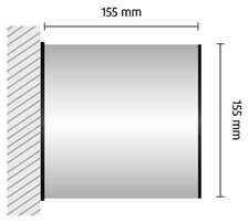 HF102/BL nástenná výstrčka 155x155mm HiTech /155