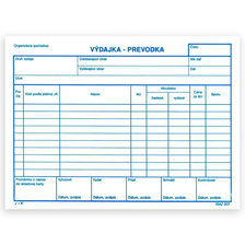 007 Výdajka-prevodka A5 bez DPH-prepis.s podl.