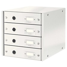 604901 Zásuvkový box 4 Click &amp; Store biela WOW