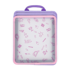 Rozdelovač do aktovky batohu fialový