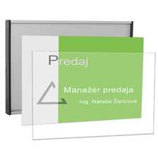 Ajtócímkék Economy 155mm betolható