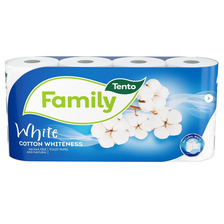 TP toaletný papier Tento Family White 2 vrstvový bal. 8ks