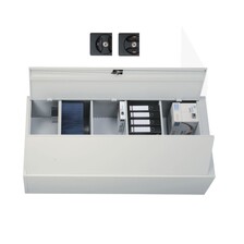 Kovová skriňa univerzálna KS 195 šedá 