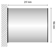 HF108/BL nástenná výstrčka 217x186mm HiTech /186