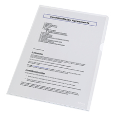 54852 Obaly &quot;L&quot; číry matný 85mic. A4 bal. 100ks