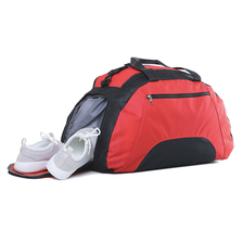 Športová taška FIT červená s oddelenou priehradkou na obuv