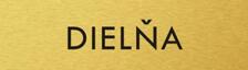 Štítok na dvere zlat.mat. 4x14cm text / DIELŇA