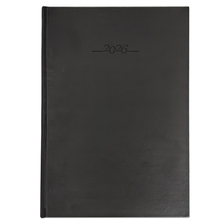 Rezervačná kniha A4 s denným diárom 2026 čierna