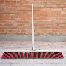 Metla cestárska 80cm šikmo osadenou násadou 140cm