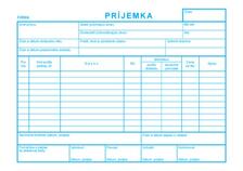 124 Príjemka A5-100 listov - samoprepis