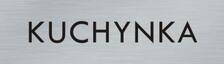 Štítok na dvere strieb.mat. 4x14cm text / KUCHYNKA