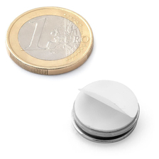 Magnetický klip na menovky gombík celokovový