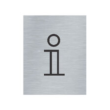 Štítok na dvere strieb.mat. 7x9cm Picto / Informácie