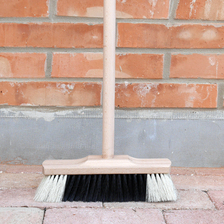 Zmeták, portviš drevený 30 cm s násadou 140 cm