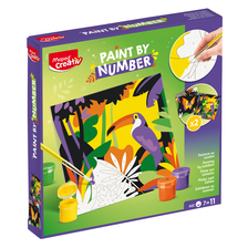 Kreatívna súprava Maped Paint by number tukan a motýľ