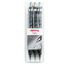 Súprava mikroceruziek Rotring Tikky Black hrot 0,35, 0,5 a 0,7 mm