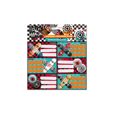 Štítky na zošity 3x6ks Rolling Mania