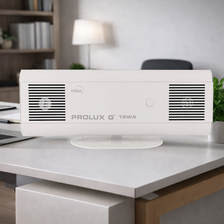 Germicídny žiarič PROLUX G18W stolový biely Horizontál