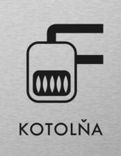 Štítok na dvere strieb.mat. 7x9cm Picto / KOTOLŇA