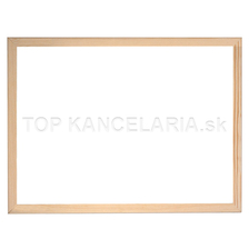 Biele tabule v drevenom ráme