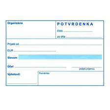 290 Potvrdenka A6, samoprepisovaci papier