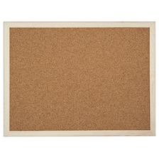 Korkové tabule v drevenom ráme 