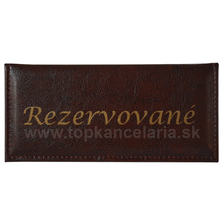 Stojanček Rezervované z eko kože