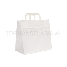Papierová taška s plochou rúčkou 26x17x25cm