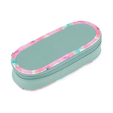 Topgal ETUE ovális zöld iskolai tolltartó 25030