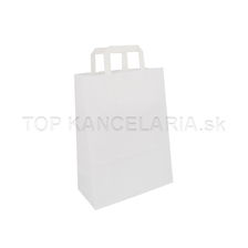 Papierová taška s plochou rúčkou 22x10x28cm 