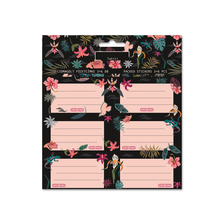 Štítky na zošity 3x6ks Tahiti